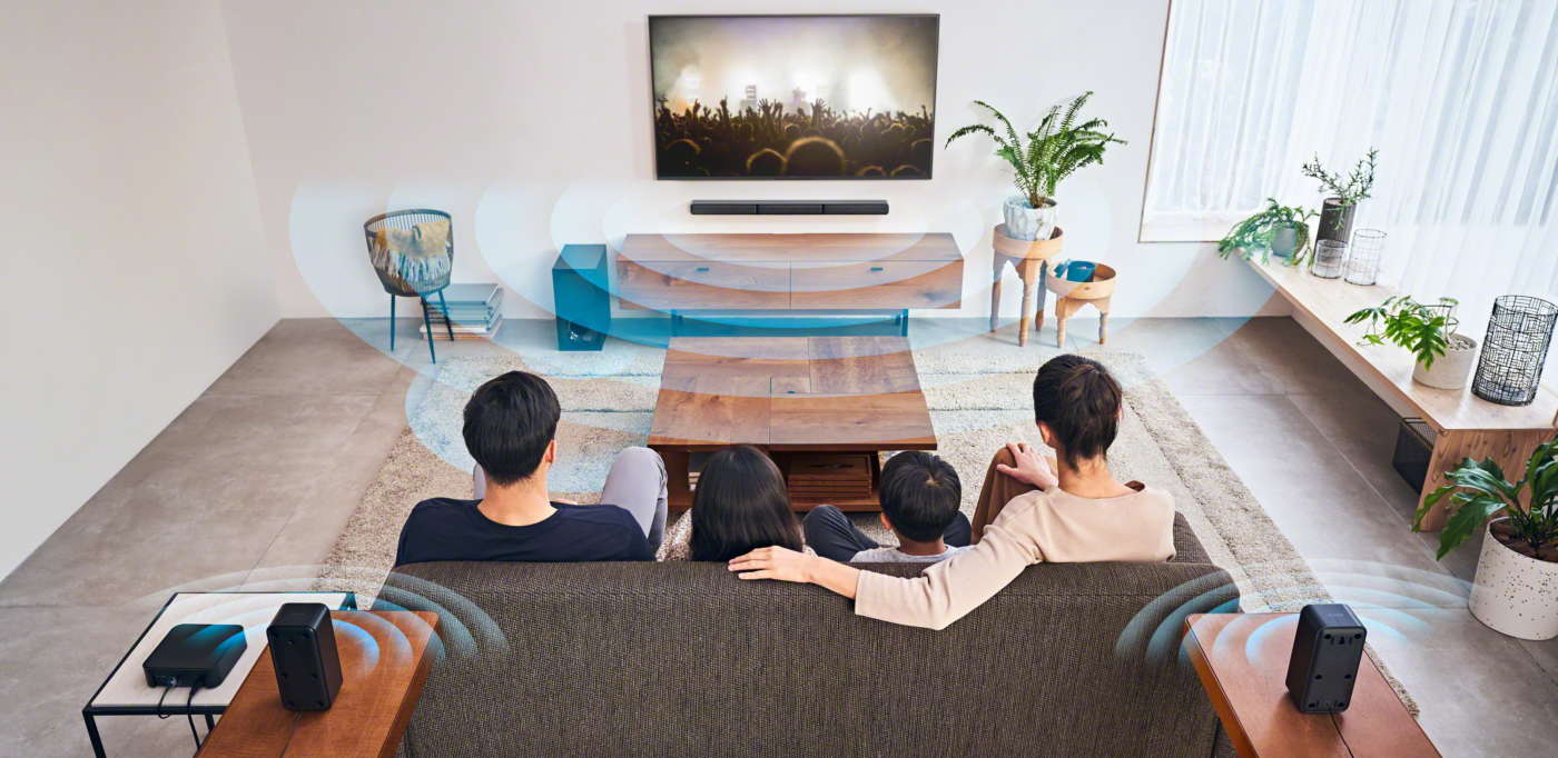 Sistema HT 5.1 Sony TS-S40R con soundbar frontale