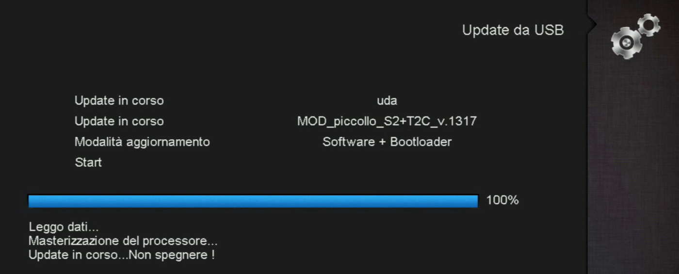 Aggiornamento firmware “mod” del decoder Edision Piccollo S2+T2