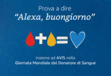 Alexa e Avis insieme, per sensibilizzare sulla donazione di sangue Alexa Avis