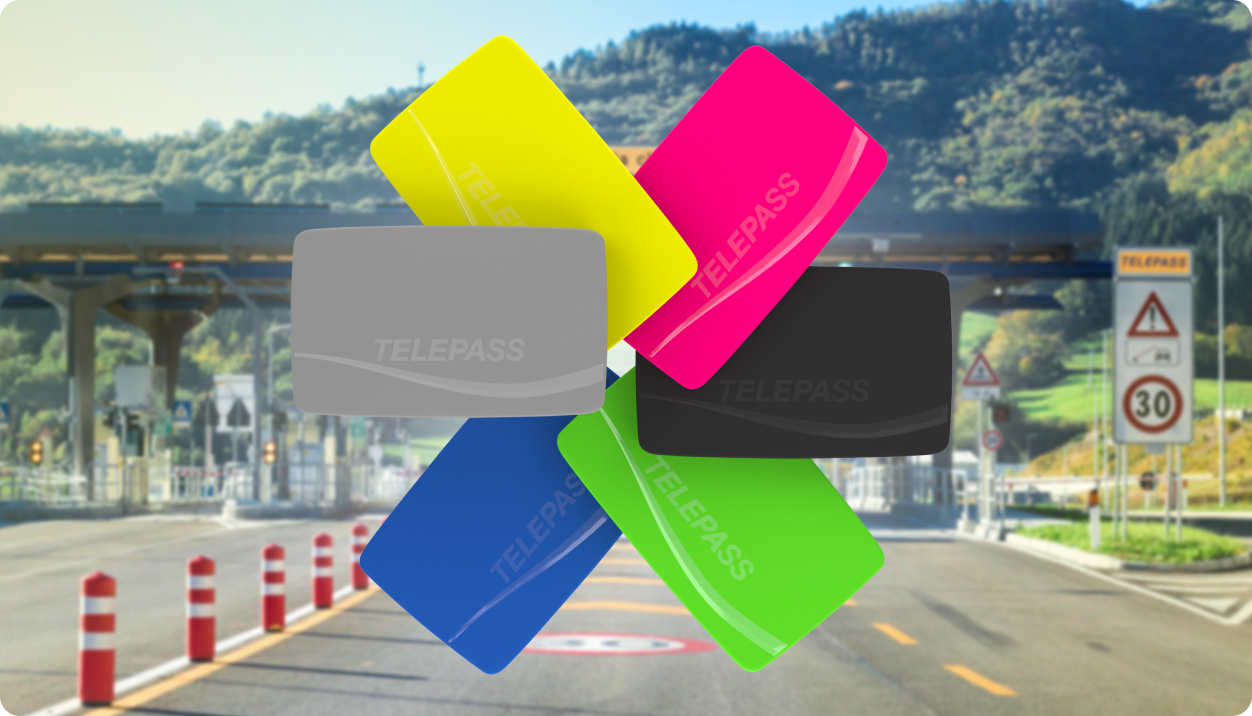 Telepass Slim colorati
