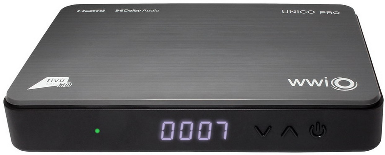 Decoder tivùsat HD WWIO Unico Pro Grey
