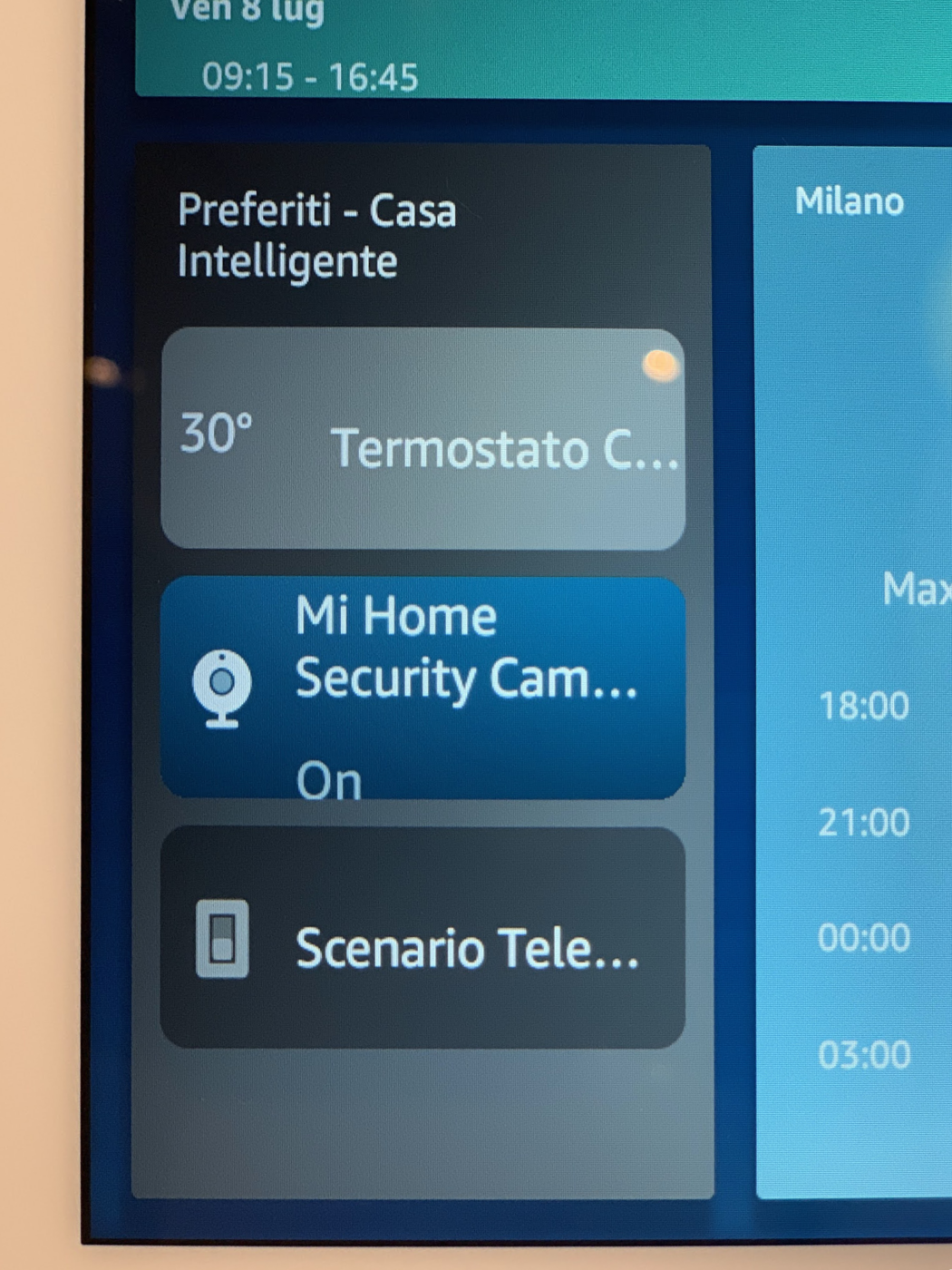 windget echo show 15