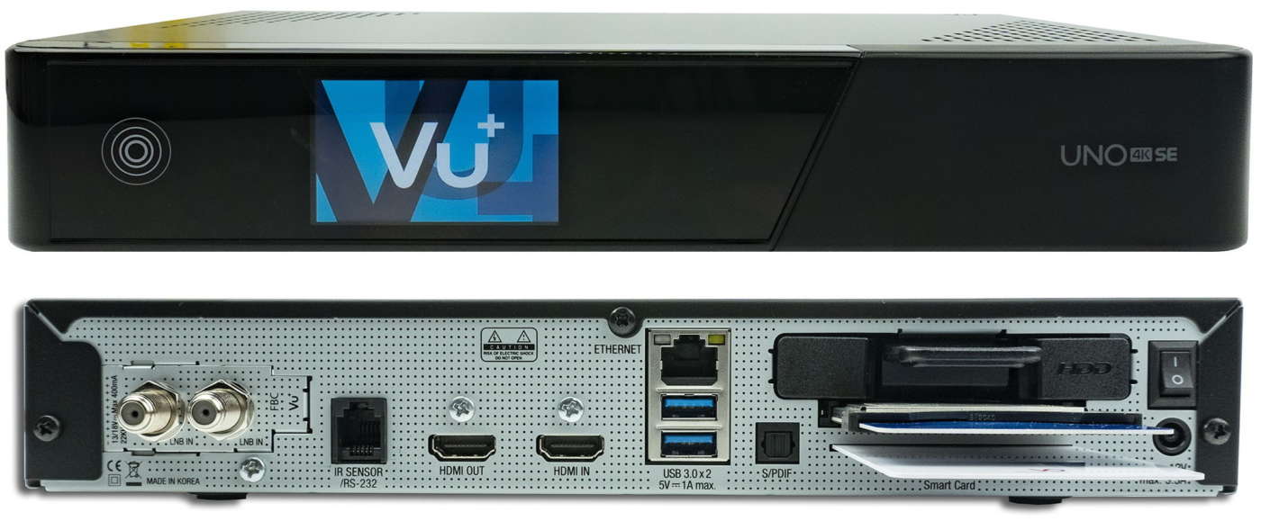 Decoder satellitare Linux VU+ Uno 4K SE