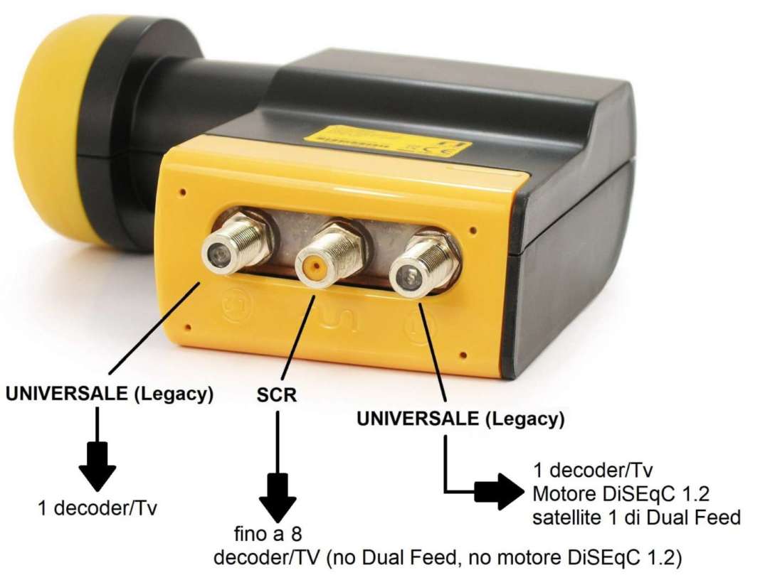 LNB Emme Esse 80192W-80190S Per Impianti Ad Alte