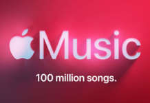 Apple Music raggiunge il traguardo di 100 milioni di brani Apple Music