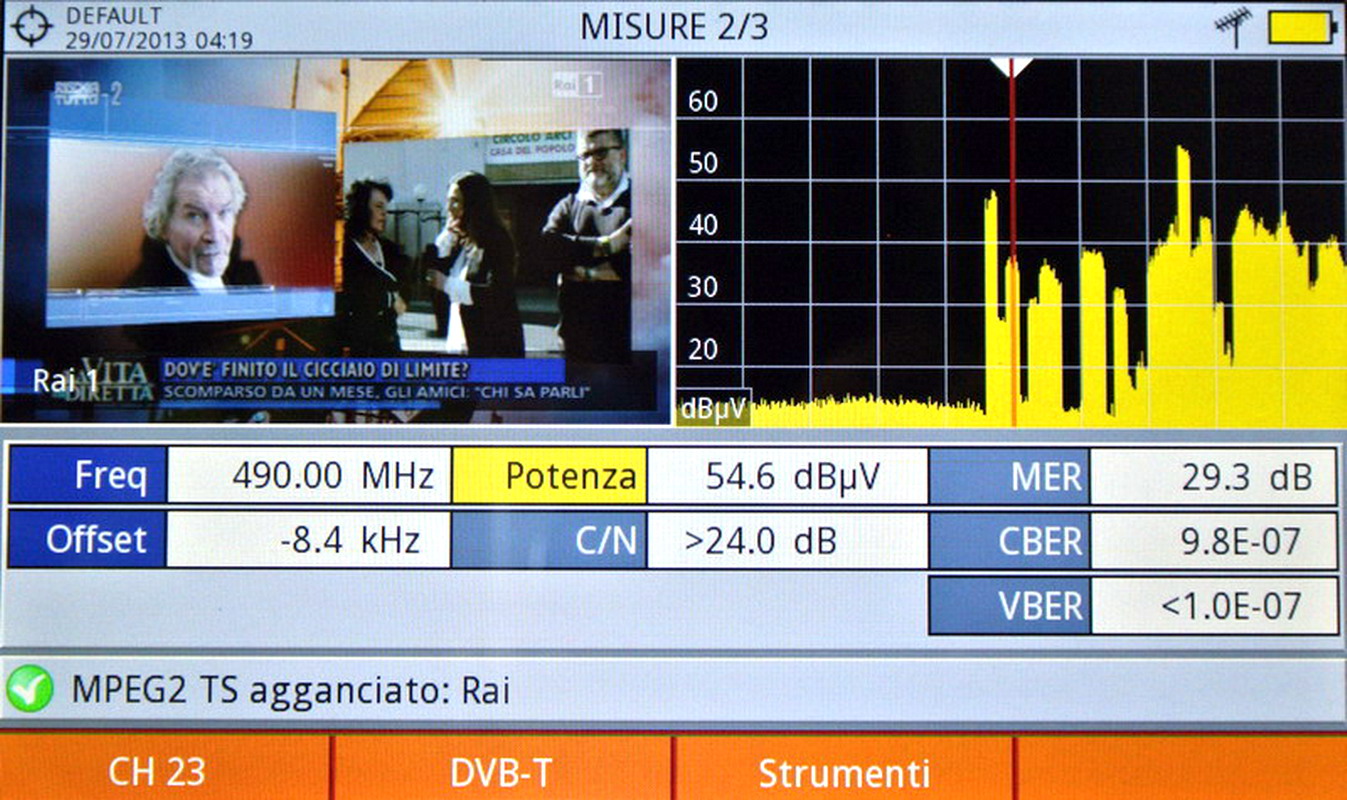 misuratore di campo Promax HD Ranger UltraLite