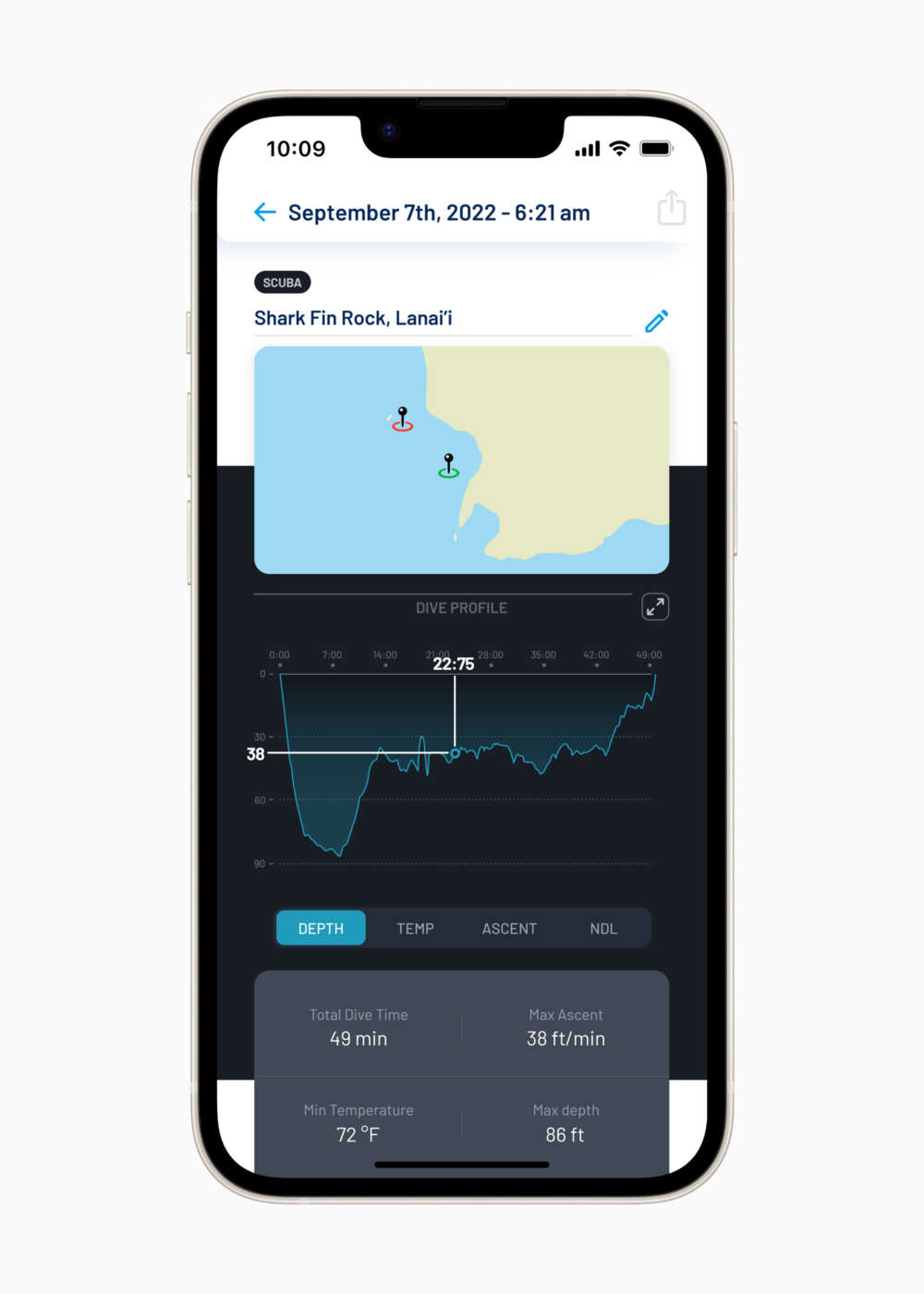 Apple-Watch-Ultra-Oceanic-Plus-Dive-Log-Book