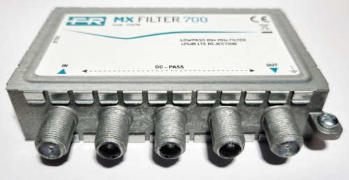 Filtro LTE 5G Engel MP7673G5 – Ultraselestivo Canale 48, Connettore F, Antinterferenze 4G/5G, Bassa Attenuazione, Passaggio DC