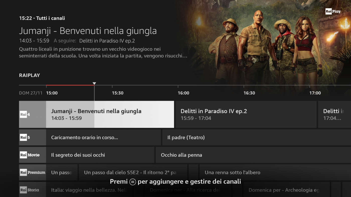 fire tv guida tv