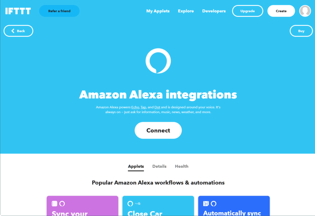 alexa ifttt