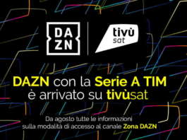 DAZN arriva su tivùsat: ecco come vederla