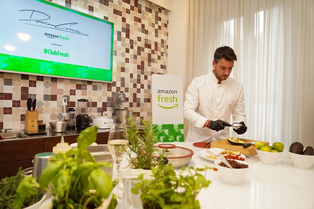 Amazon Fresh e il Pastry Chef Damiano Carrara