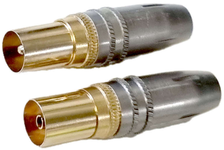 Set Connettori F Placcati Oro - Per TV Satellitare Sky/Freesat/Virgin Media - Foto 6