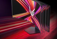 Lg svela il primo monitor gaming 5K pieghevole, vincitore di tre premi al Ces 2025 Lg monitor gaming UltraGear GX9 45GX990A