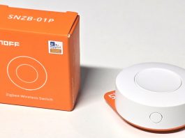 In prova: smart button ZigBee Sonoff SNZB-01P