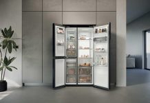 Da Haier, la lavasciuga a pompa di calore e il frigorifero side by side a 3 porte Haier