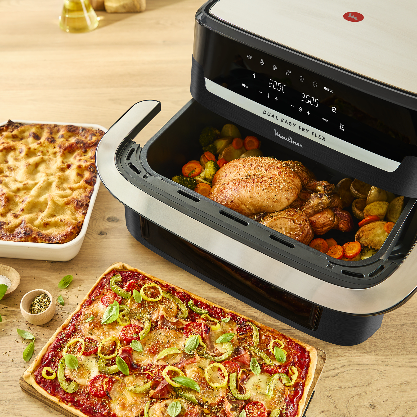Moulinex Dual Easy Fry Flex
