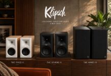 Klipsch The Fives II, The Sevens II e The Nines II portano Dolby Atmos e Dirac Live nei diffusori attivi Klipsch