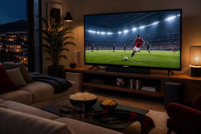 calcio in tv samsung
