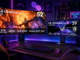 LG UltraGear evo, arrivano in Italia i nuovi monitor gaming da 52 e 39 pollici lg ultragear