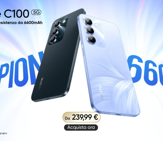 realme C100 5G arriva in Italia: grande batteria, display a 144Hz e prezzo da 239,99 euro realme C100