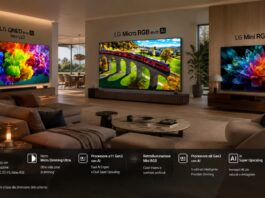 LG porta Micro RGB, Mini RGB e QNED Mini LED sui TV LED premium 2026 lg tv