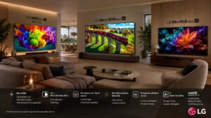 LG porta Micro RGB, Mini RGB e QNED Mini LED sui TV LED premium 2026