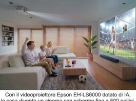 Epson porta l’intelligenza artificiale nei nuovi videoproiettori laser 4K per l’home cinema epson