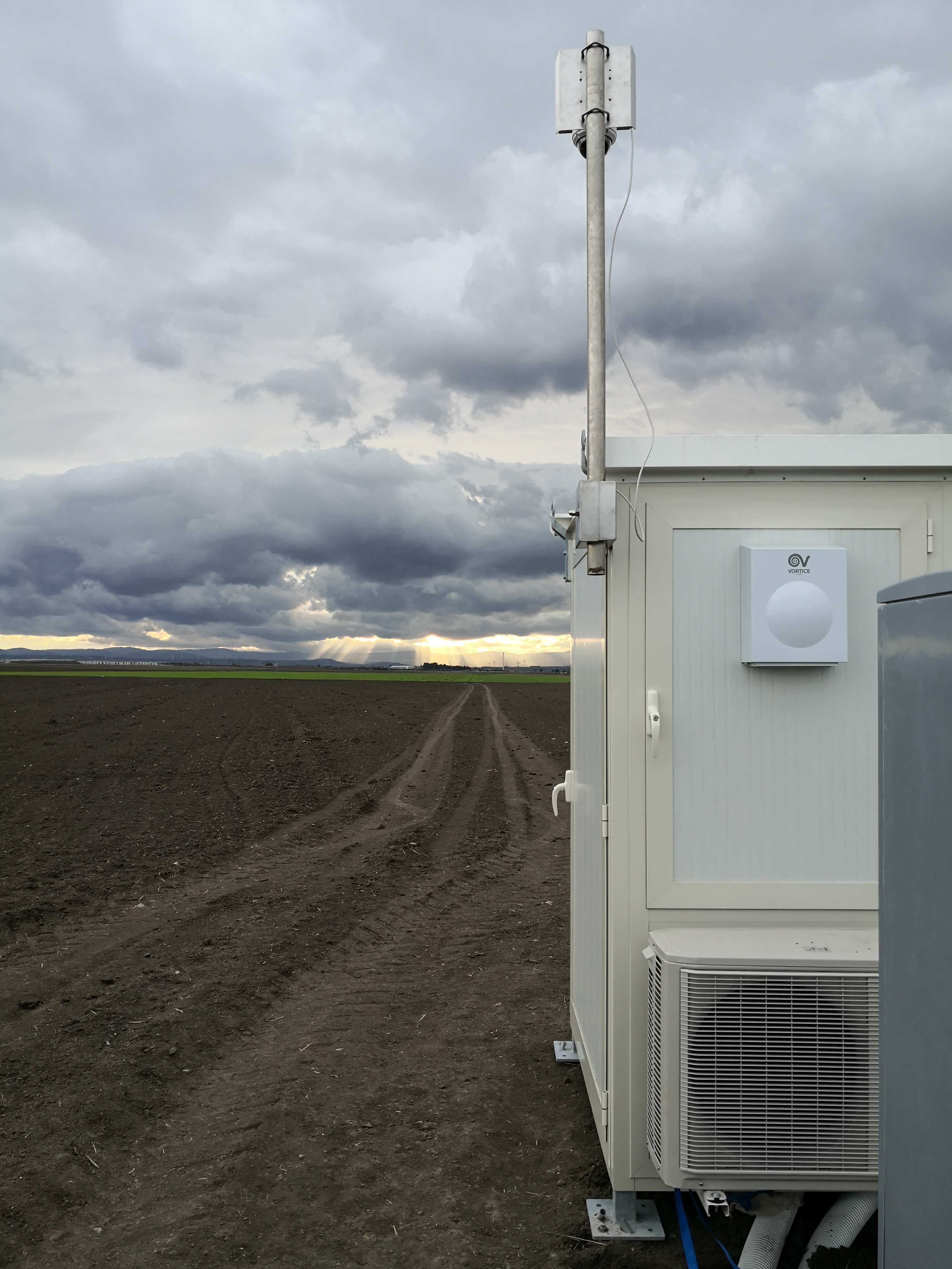 Installazione e collaudo del prototipo per la misurazione dei GHG nel sito dimostrativo di Foggia a novembre 2019