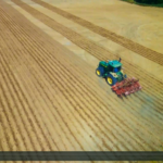 Strip Till vista dal drone