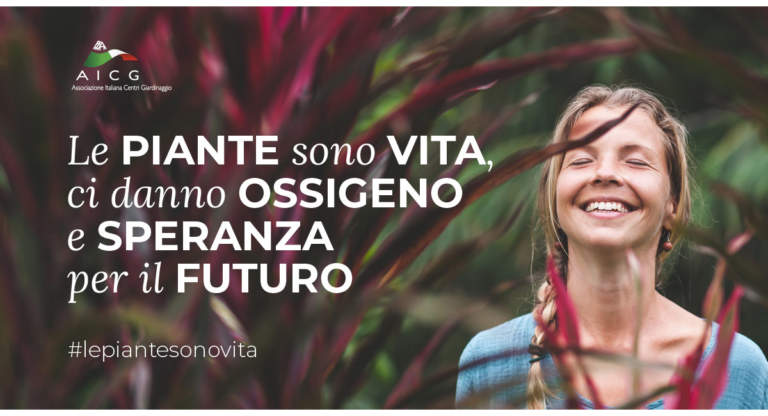 campagna social AICG Le piante sono vita