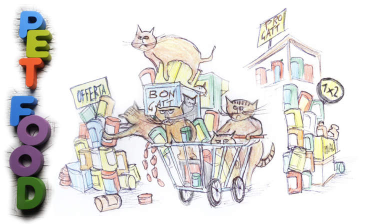 cibo per cani e gatti