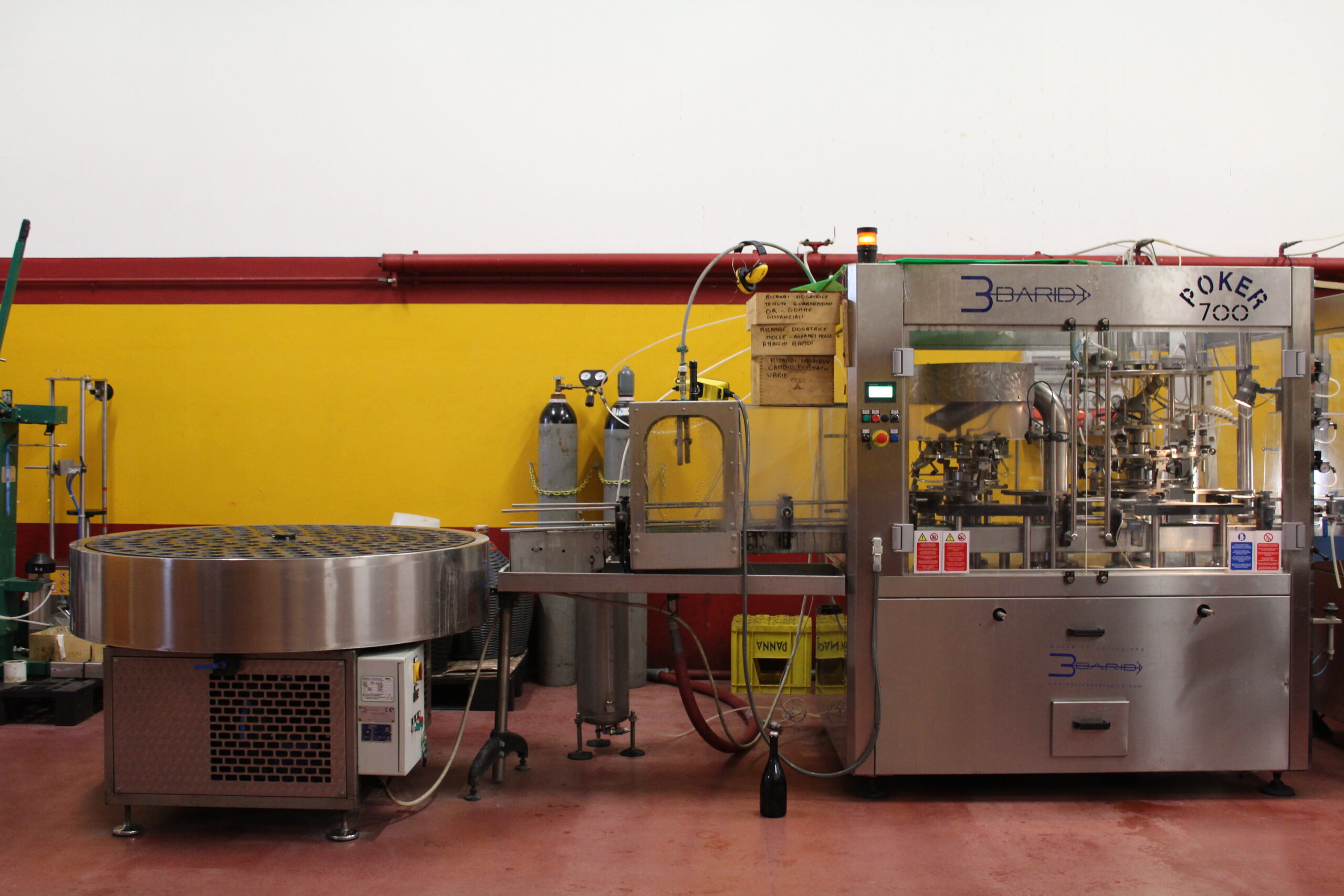 La linea di sboccatura di Villa Franciacorta