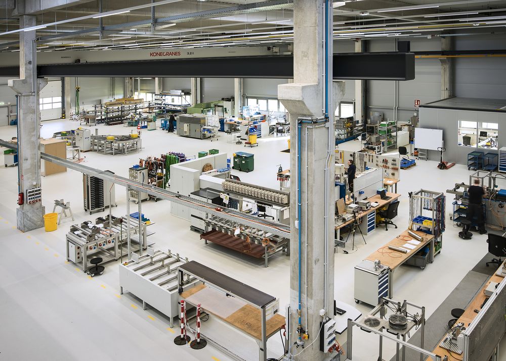 Il centro di ricerca di Interroll a Baal