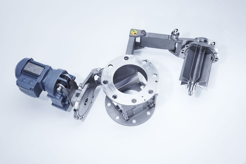 Valvola rotativa sanitaria, mod. ZRD, con certificazione EHEDG