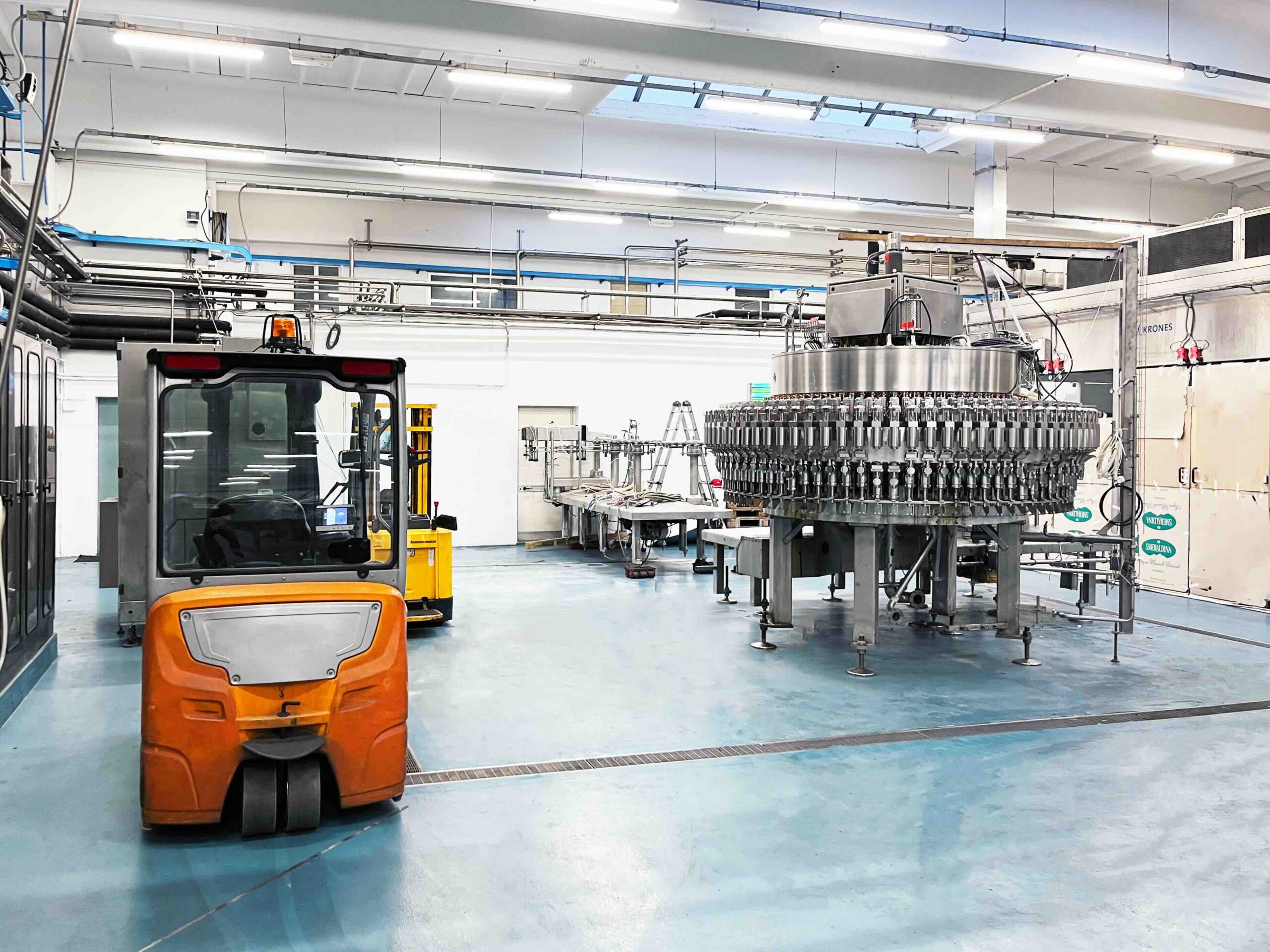 BBM smontaggio linea imbottigliamento