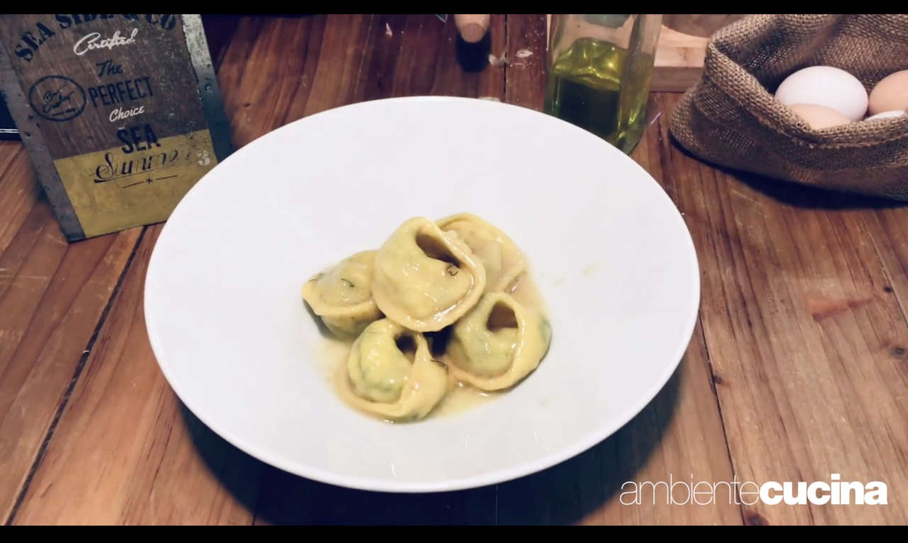 Ravioli con fiori di campo | Ambiente Cucina