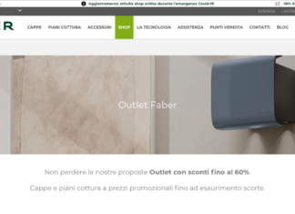 Online l’outlet di Faber faber