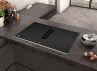 Piano cottura aspirante NEFF, progettato per il comfort neff