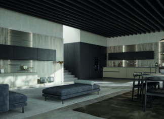 Axis 2020 di Zampieri: cucina e living coordinati