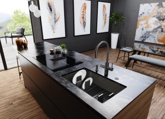 Franke, la nuova palette glamour di Mythos Water Hub