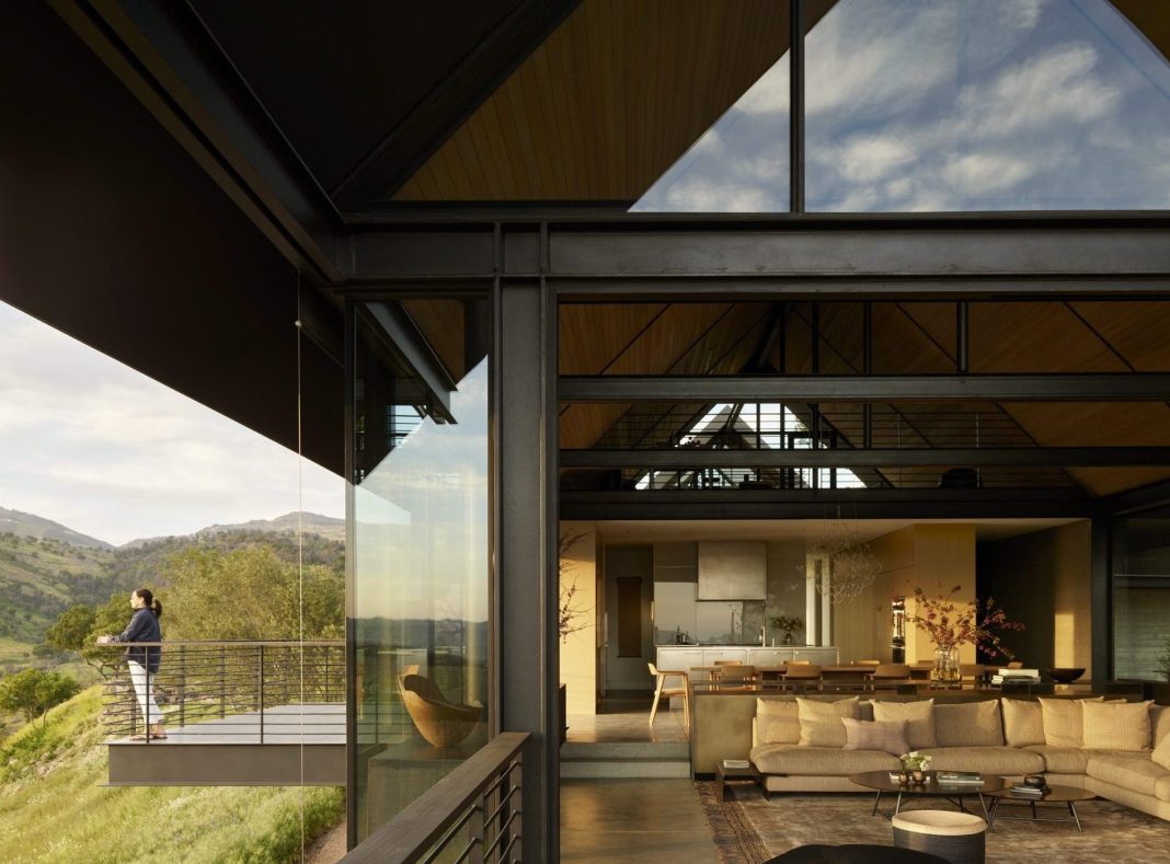 Progetto Aidlin_ California - cucina Abimis - zona giorno e cucina