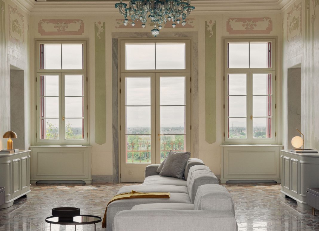 L'OTTOCENTO_Villa Negri Piovene - studio Russo Sgarbossa - salone zona comune