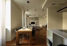 Due unità fuse in un’unica dimora d’autore