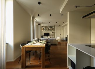 Due unità fuse in un’unica dimora d’autore