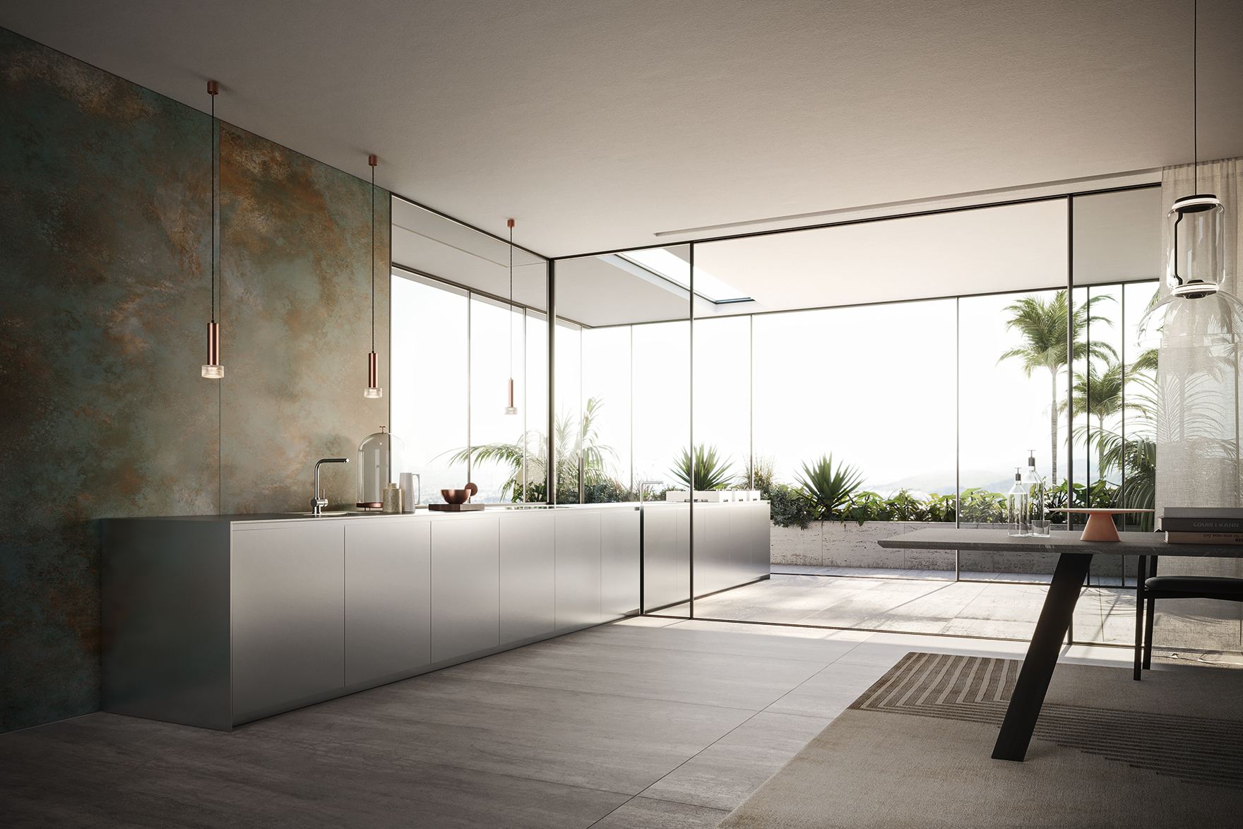 A destra, scorcio del tavolo XY