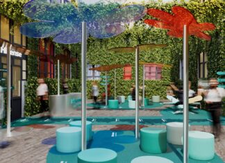 Tortona Design District | Hisense, colore in scena
