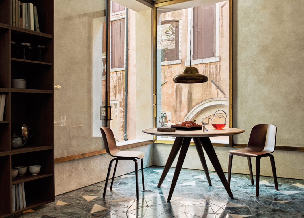 INTARSIO_Table Platform, seat Herringbone