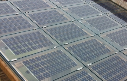 Modulo fotovoltaico trasparente 