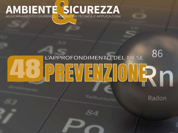 cover-in-evidenza-48 Radon: il piano nazionale d'azione